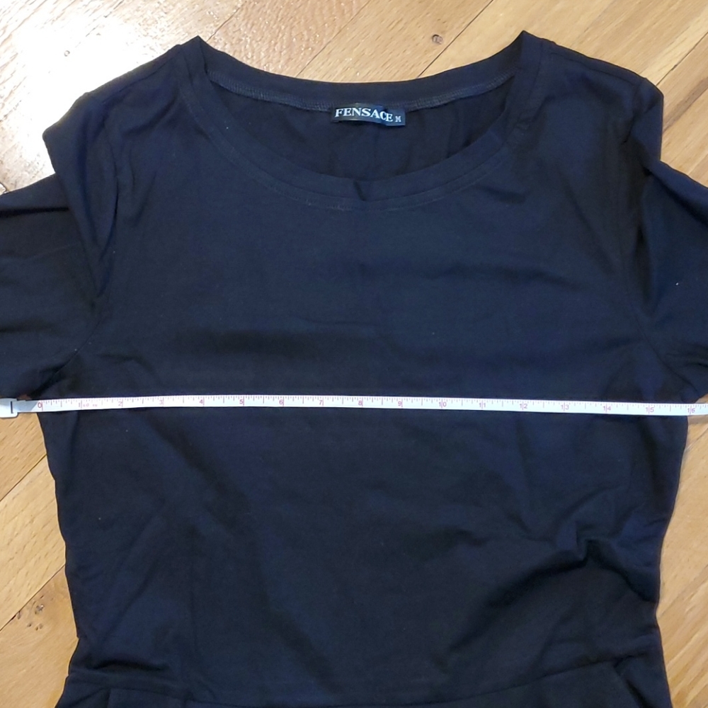 NWOT!  A-line Cotton Midi Dress - Picture 4 of 9